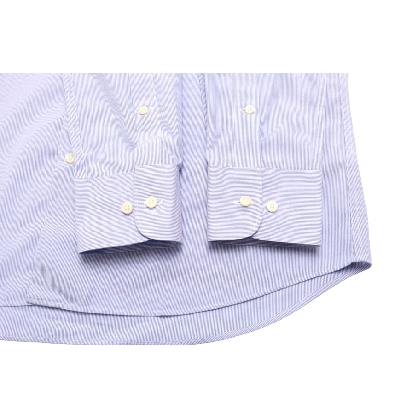 Suitsupply Suitsupply Try On Extra Slim Fit Formal Shirt Men's 41 / 16 Cutaway Pinstripe Shirt Adults Blue Pinstripe Formal Button-Up Size 42R - 5 Thumbnail