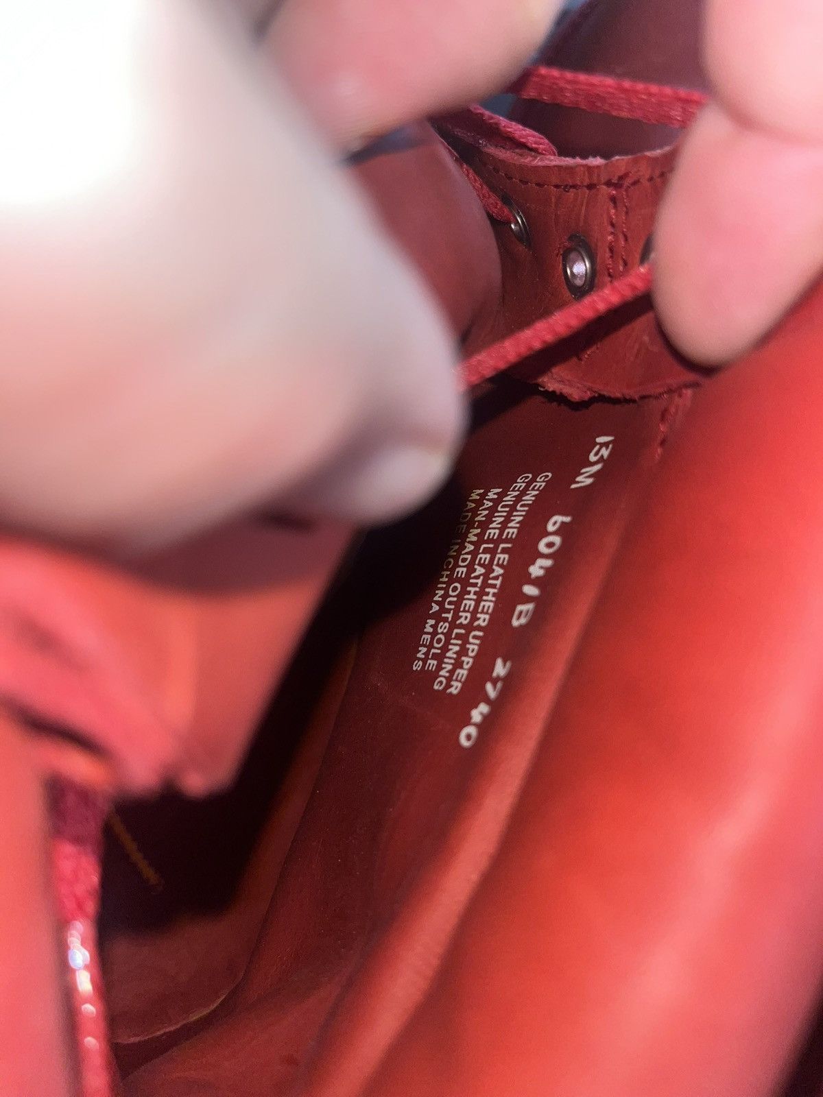 Billionaire Boys Club × Timberland Timberland Beeline x Pharrell Red Leather Boots Size US 13 / EU 46 - 6 Thumbnail