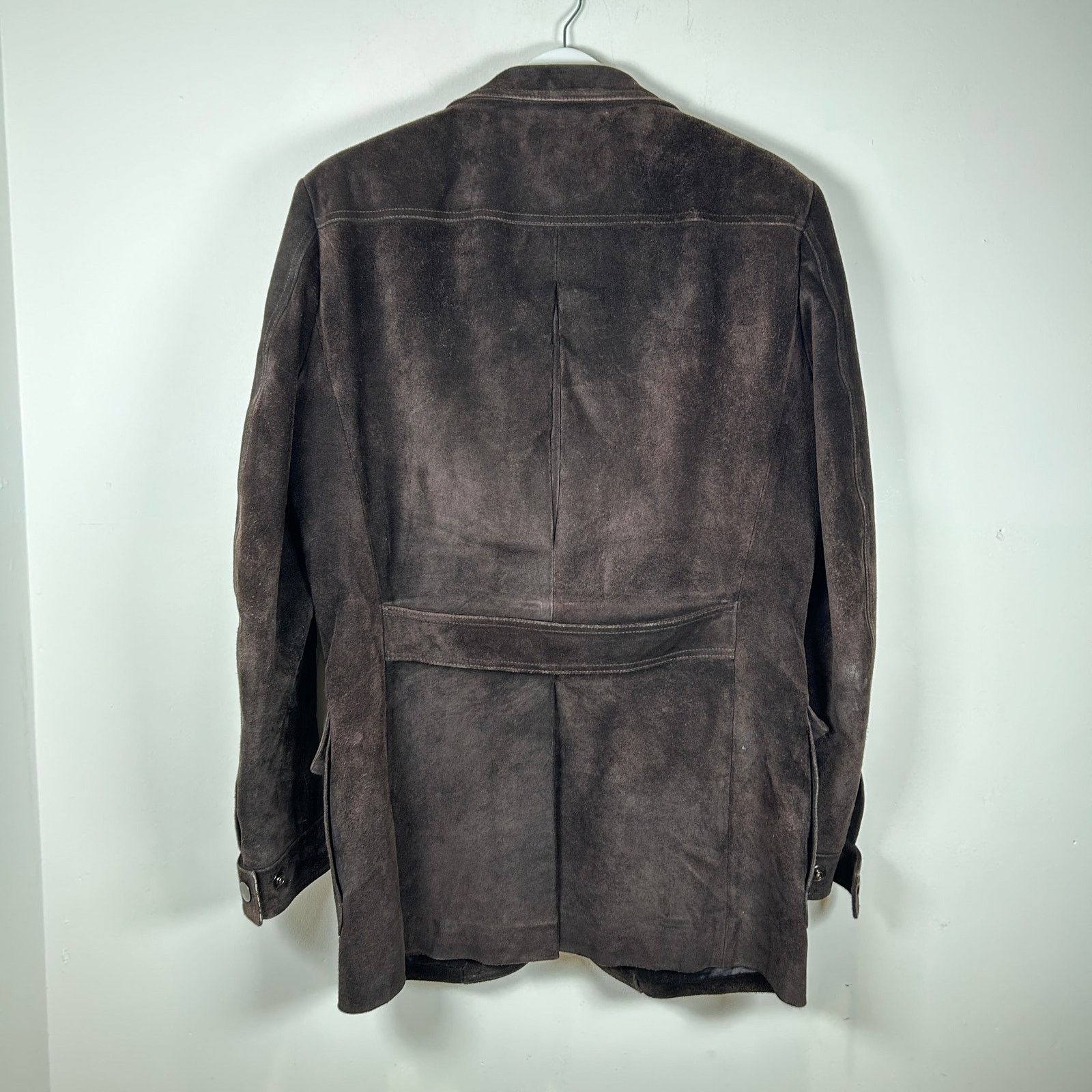Gucci Gucci Brown Suede Leather Over Coat Size 50it Size US M / EU 48-50 / 2 - 7 Thumbnail