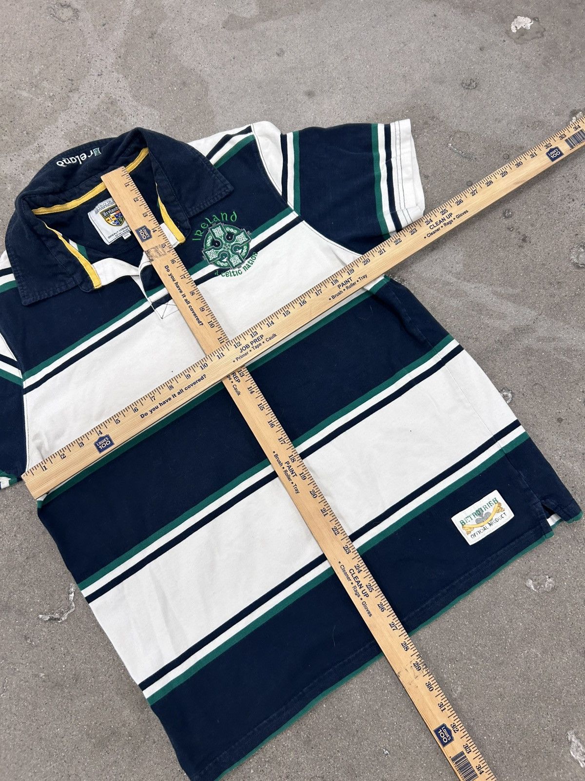 Vintage Retro Irish Ireland Heritage Men’s Polo Shirt Size XL Size US XL / EU 56 / 4 - 4 Thumbnail