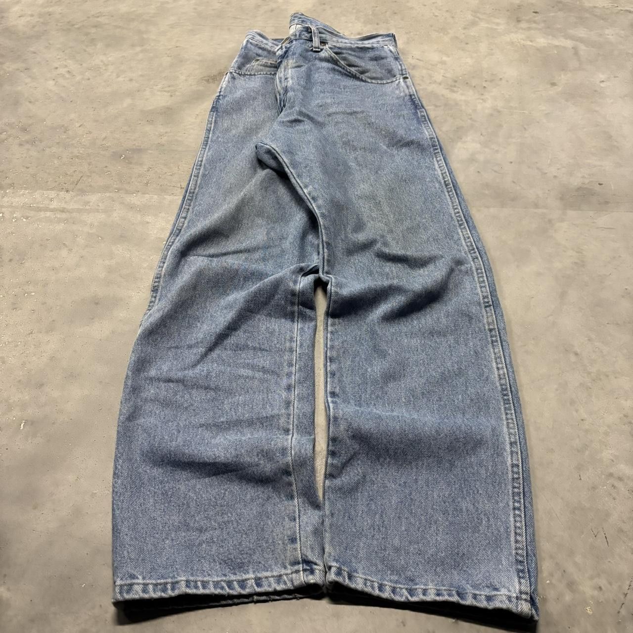 Japanese Brand × Vintage Crazy Vintage Y2K/2000s Light Wash Essential Denim Jeans! Size US 34 / EU 50 - 3 Thumbnail