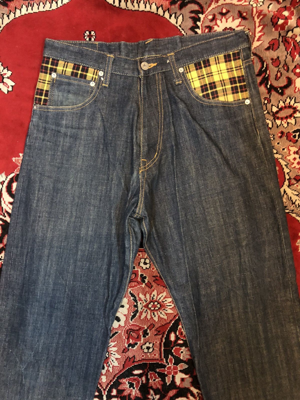 Japanese Brand Japan brand denim jeans rocket seddles & co Size US 32 / EU 48 - 2 Thumbnail