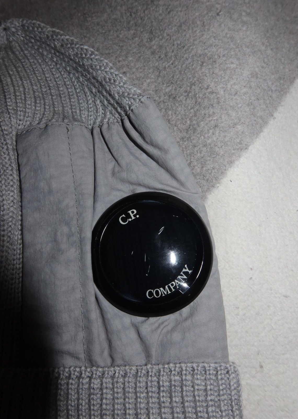C.P. Company C.P. Company Grey beanie lens hat Size ONE SIZE - 2 Thumbnail