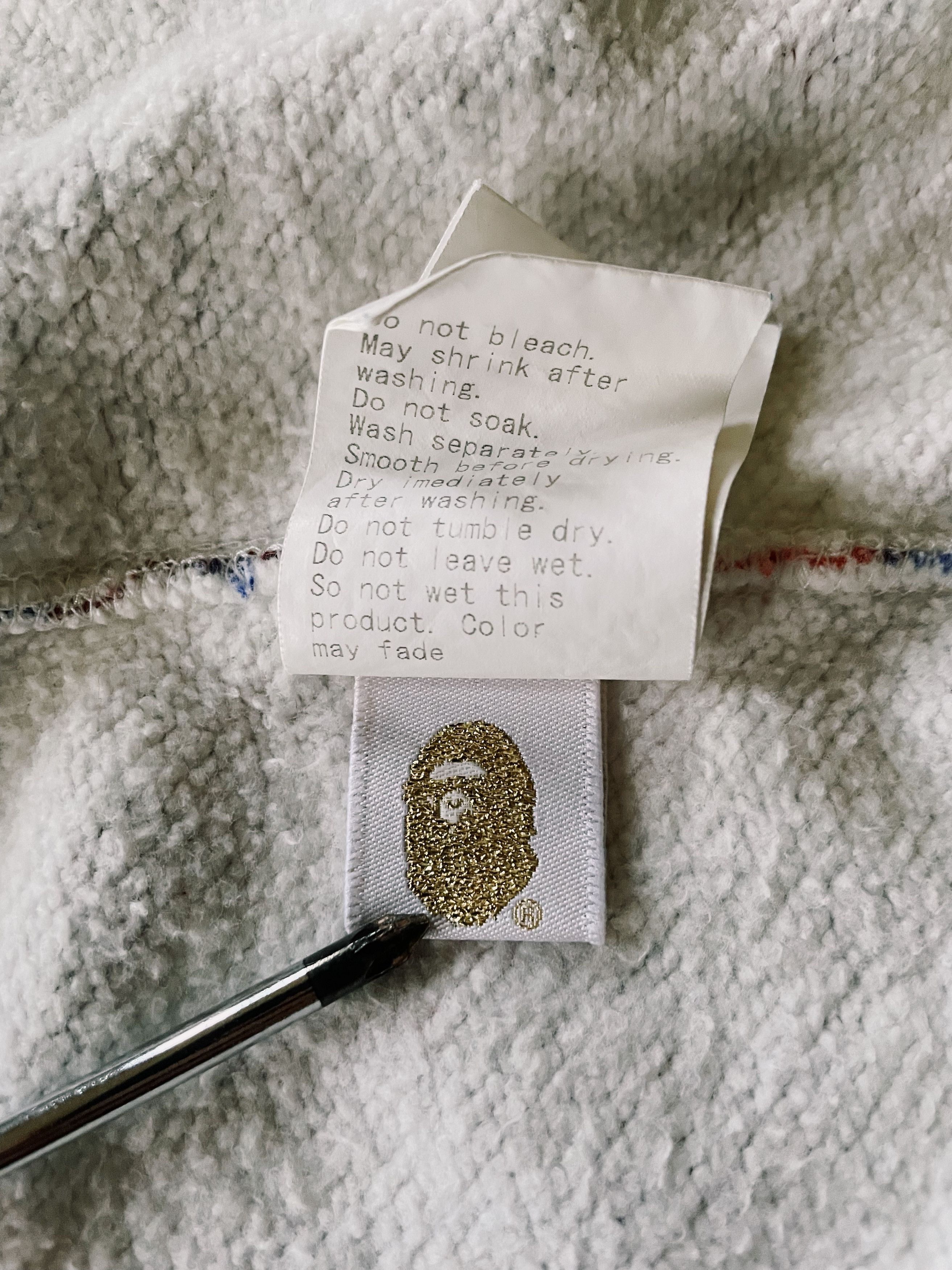 Bape Bape Check Full Zip Hoodie Size US XL / EU 56 / 4 - 7 Thumbnail