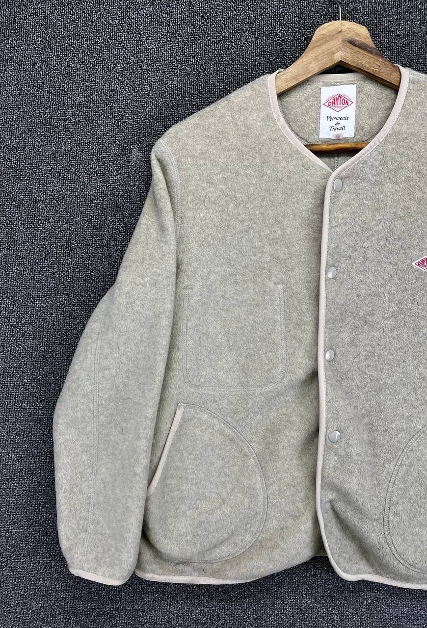 Danton Vintage Danton Ventement Fleece Button Up Rare Jacket Size XS / US 0-2 / IT 36-38 - 3 Thumbnail