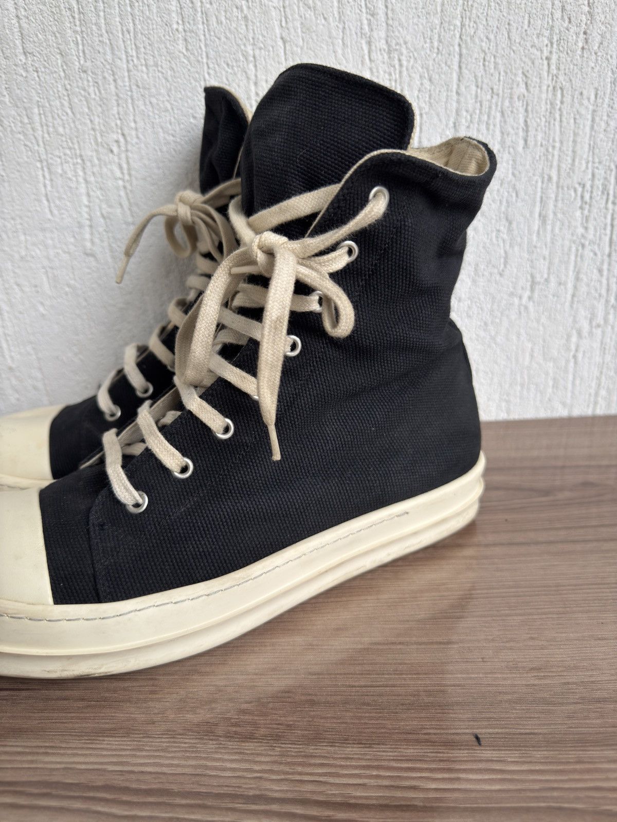 Rick Owens Drkshdw Canvas drkshdw Ramones Size US 10.5 / EU 43-44 - 13 Thumbnail