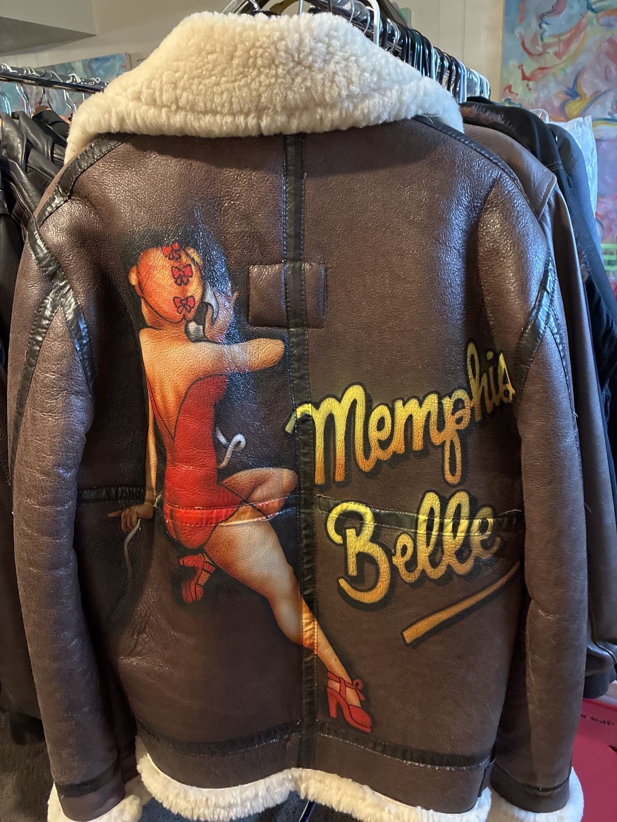 Schott B-3 Bomber Jacket WW2 Memphis Belle Size US L / EU 52-54 / 3 - 1 Thumbnail