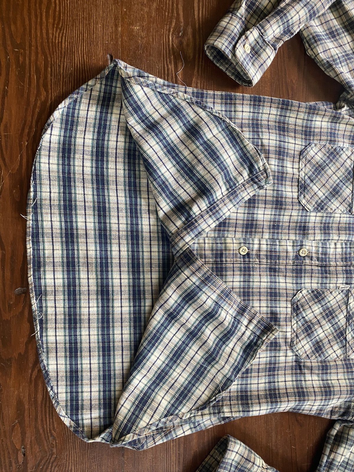 Levi's Vintage 70’s Levi’s White Tab Plaid Flannel Button Up Shirt Size US M / EU 48-50 / 2 - 10 Thumbnail
