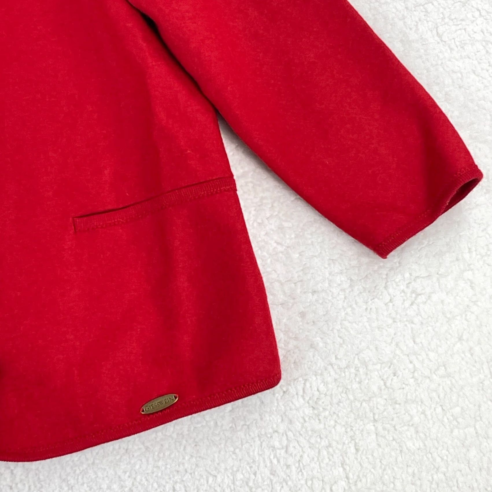 Vintage Giesswein Austria Red Button-Front Jacket Womens 100% Wool VTG Size 12 Size XL / US 12-14 / IT 48-50 - 5 Thumbnail