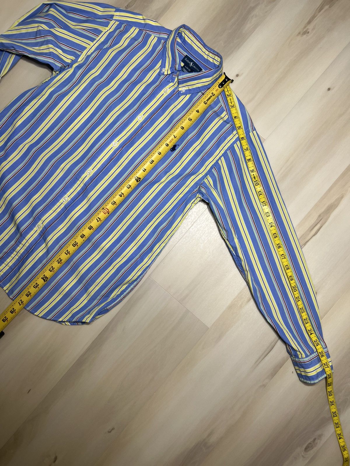 Polo Ralph Lauren Polo Ralph Lauren Boy’s Yellow & Blue Stripes Sz L (14-16) Size US XS / EU 42 / 0 - 5 Thumbnail
