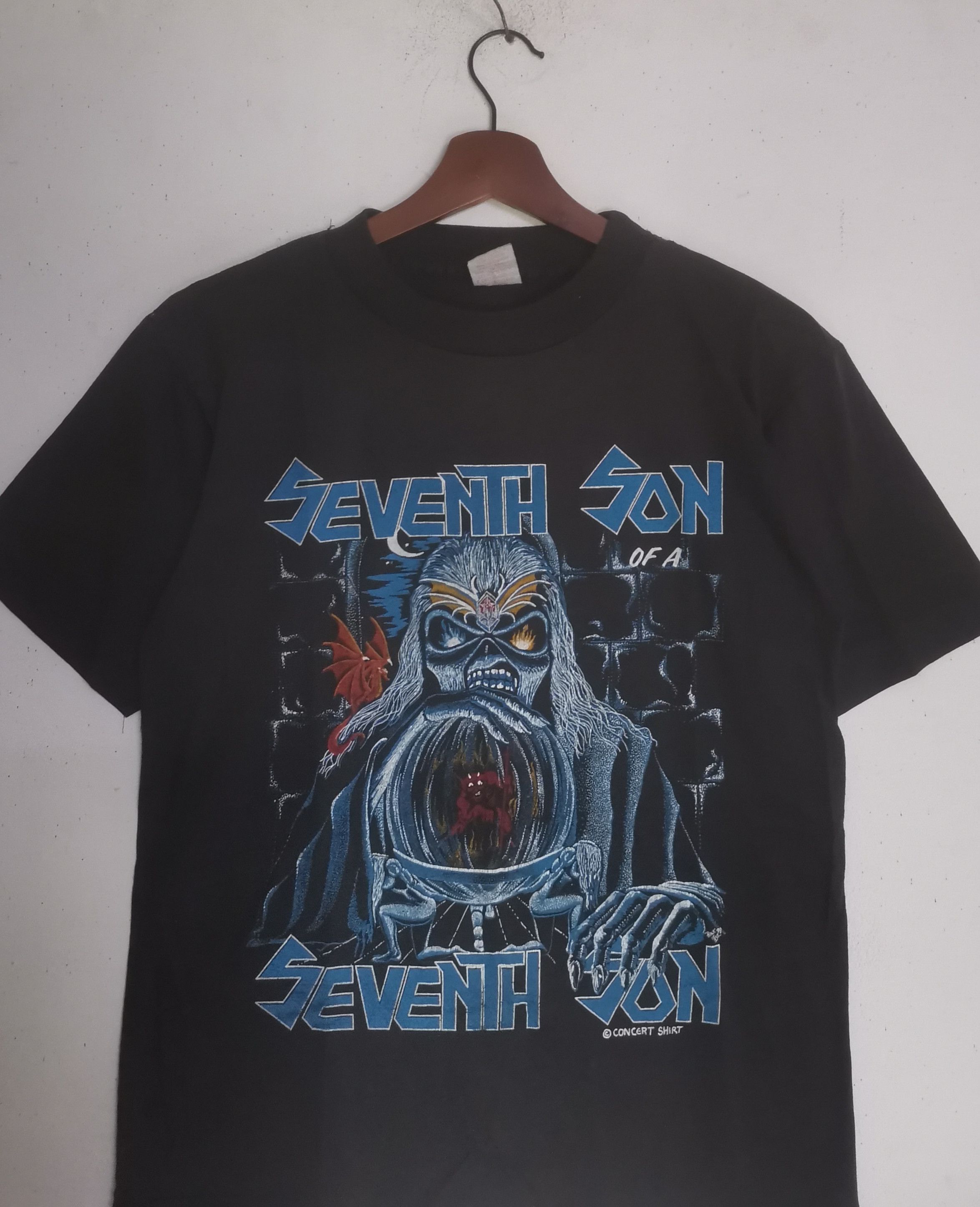Iron Maiden × Vintage Rare vintage Iron Maiden American heavy metal band t-shirt Size US M / EU 48-50 / 2 - 2 Thumbnail
