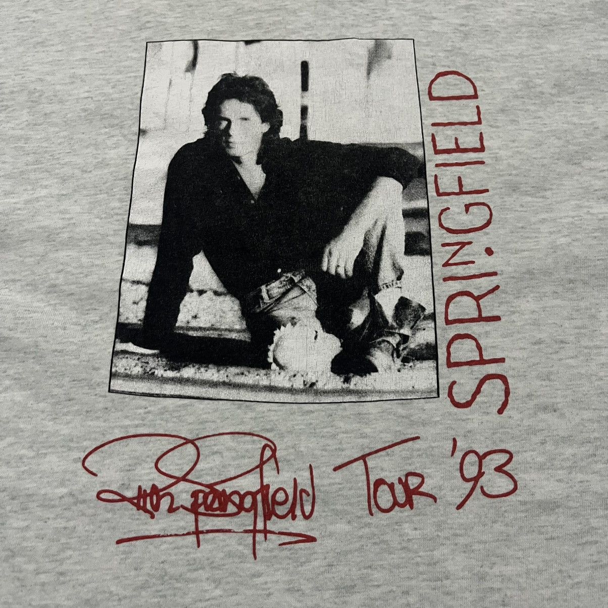 Band Tees Rare Vintage Rick/Bruce Springfield 93’ Japan Tour Band Tees Size US L / EU 52-54 / 3 - 7 Thumbnail
