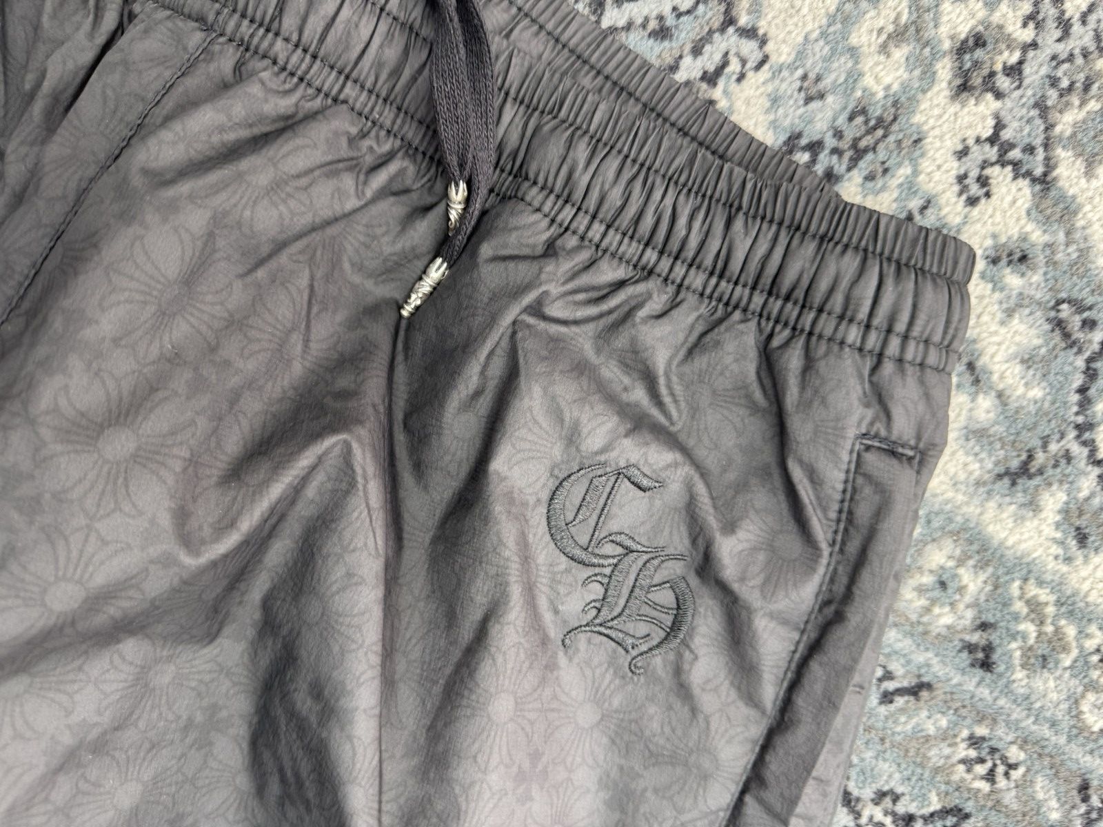 Chrome Hearts Chrome hearts monogram nylon track pants Size US 36 / EU 52 - 2 Thumbnail