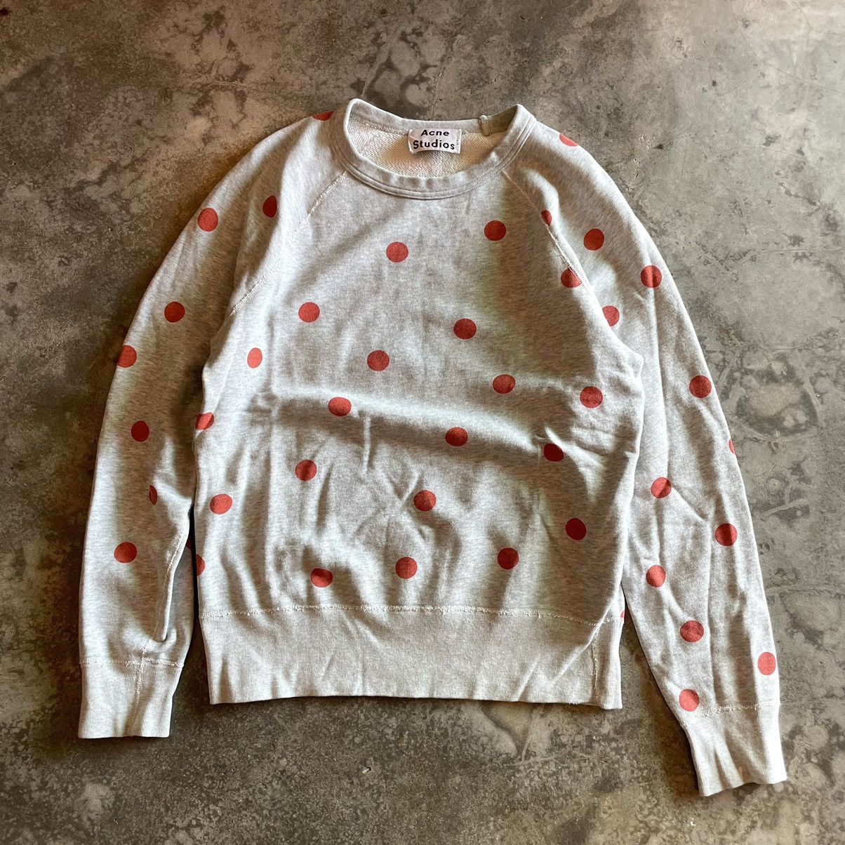 Acne Studios Acne Studios College Dot Crewneck Size US M / EU 48-50 / 2 - 1 Thumbnail