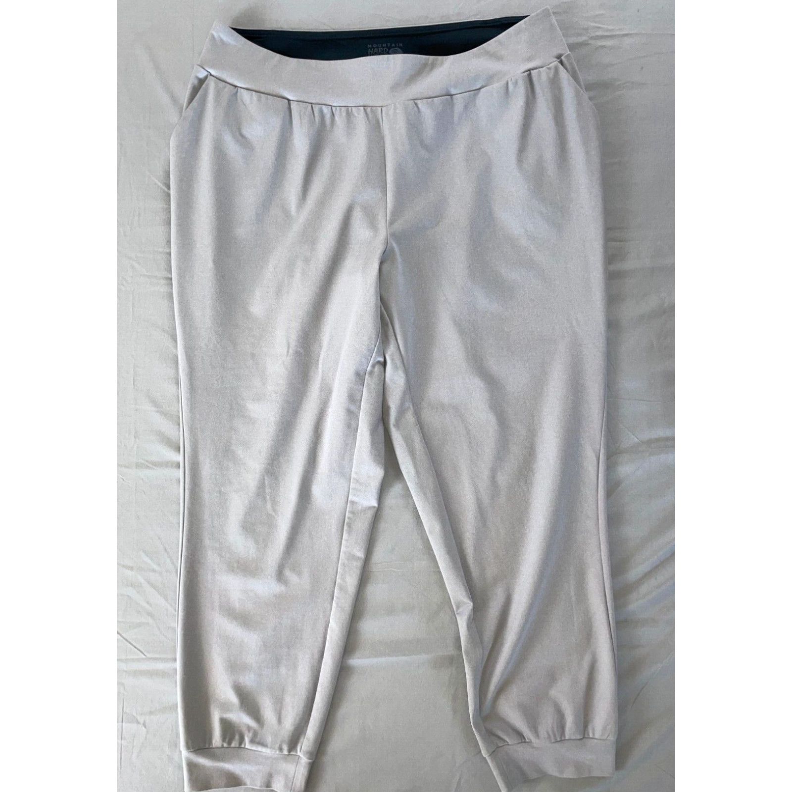 Mountain Hardwear Pants Womens 8 Gray Cargo Pocket Lightweight Outdoors  Hiking