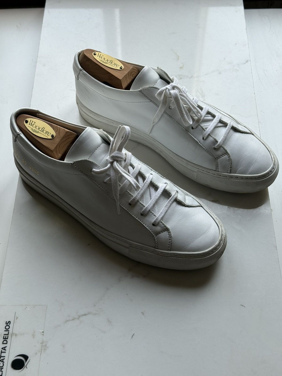 Common Projects Common Projects Achilles Low White Size US 6.5 / EU 39-40 - 2 Thumbnail