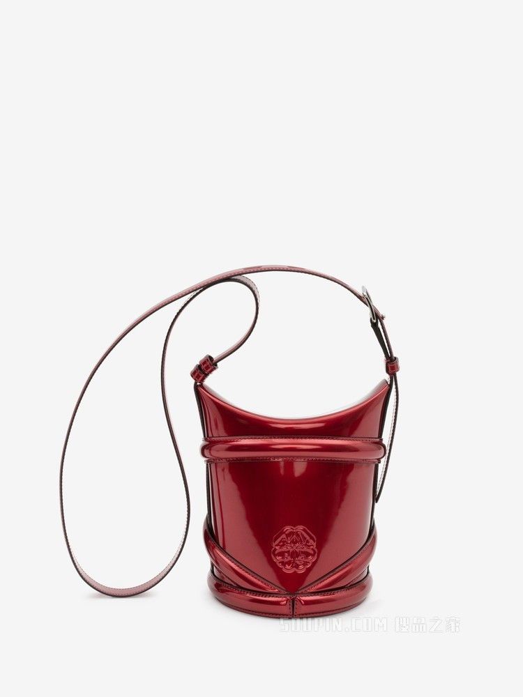 Alexander McQueen o1w1db10925 Size: OS/The Curve in Red Size ONE SIZE - 3 Thumbnail