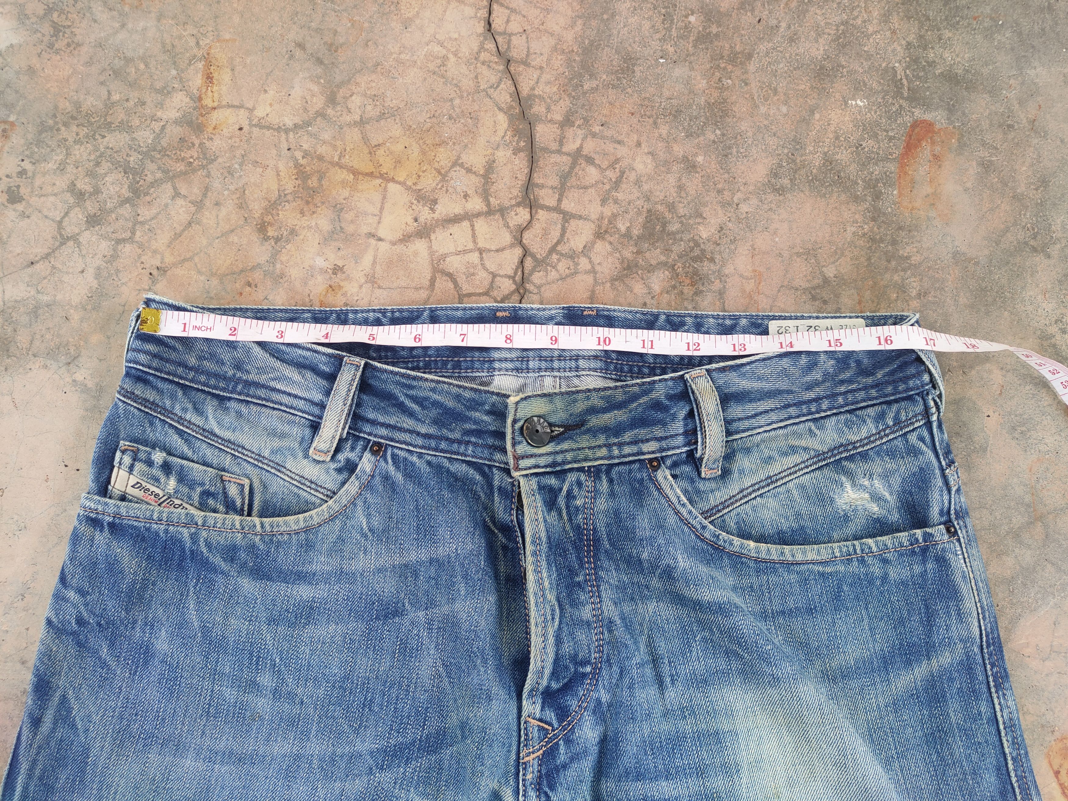 Diesel × Jean W32 VINTAGE DIESEL FADED WASH DISTRESSED JEAN DENIM PANTS Size US 32 / EU 48 - 7 Thumbnail