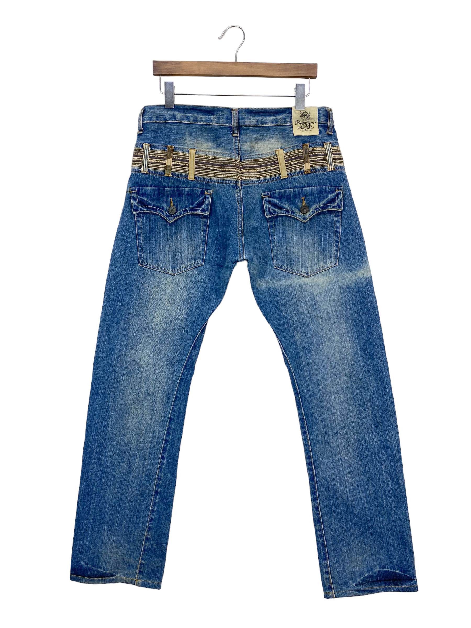 image of Distressed Denim Dominates Jeans Handcrafted Jeans Japanese Jeans in Blue, Men's (Size 34)