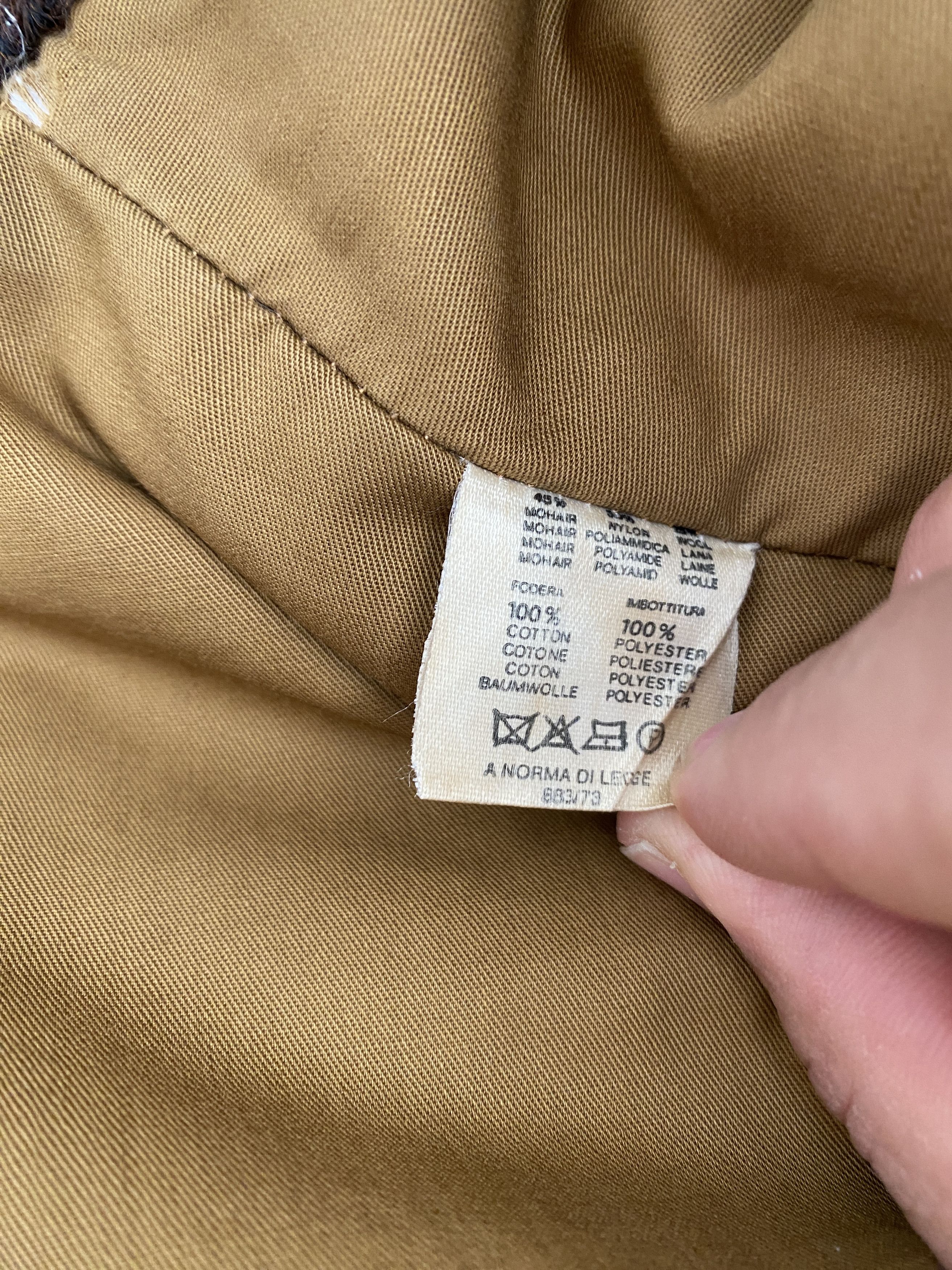 Ermenegildo Zegna 1996 Ermenegildo Zegna Mohair Bomber Retro Archive Size 52 L Size US L / EU 52-54 / 3 - 19 Thumbnail