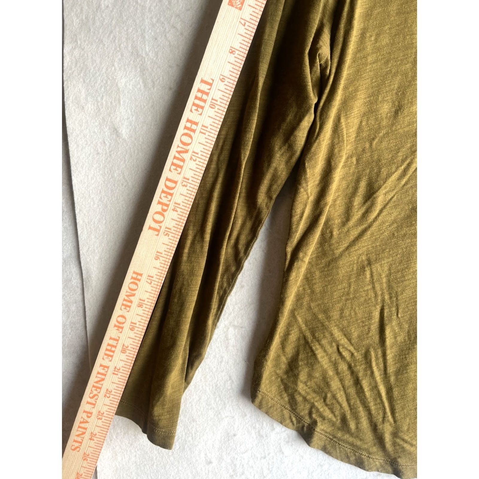 Eddie Bauer Eddie Bauer Blouse Womens Open Front Cap Sleeve Lightweight Gold V-Neck L-Size Size L / US 10 / IT 46 - 5 Thumbnail