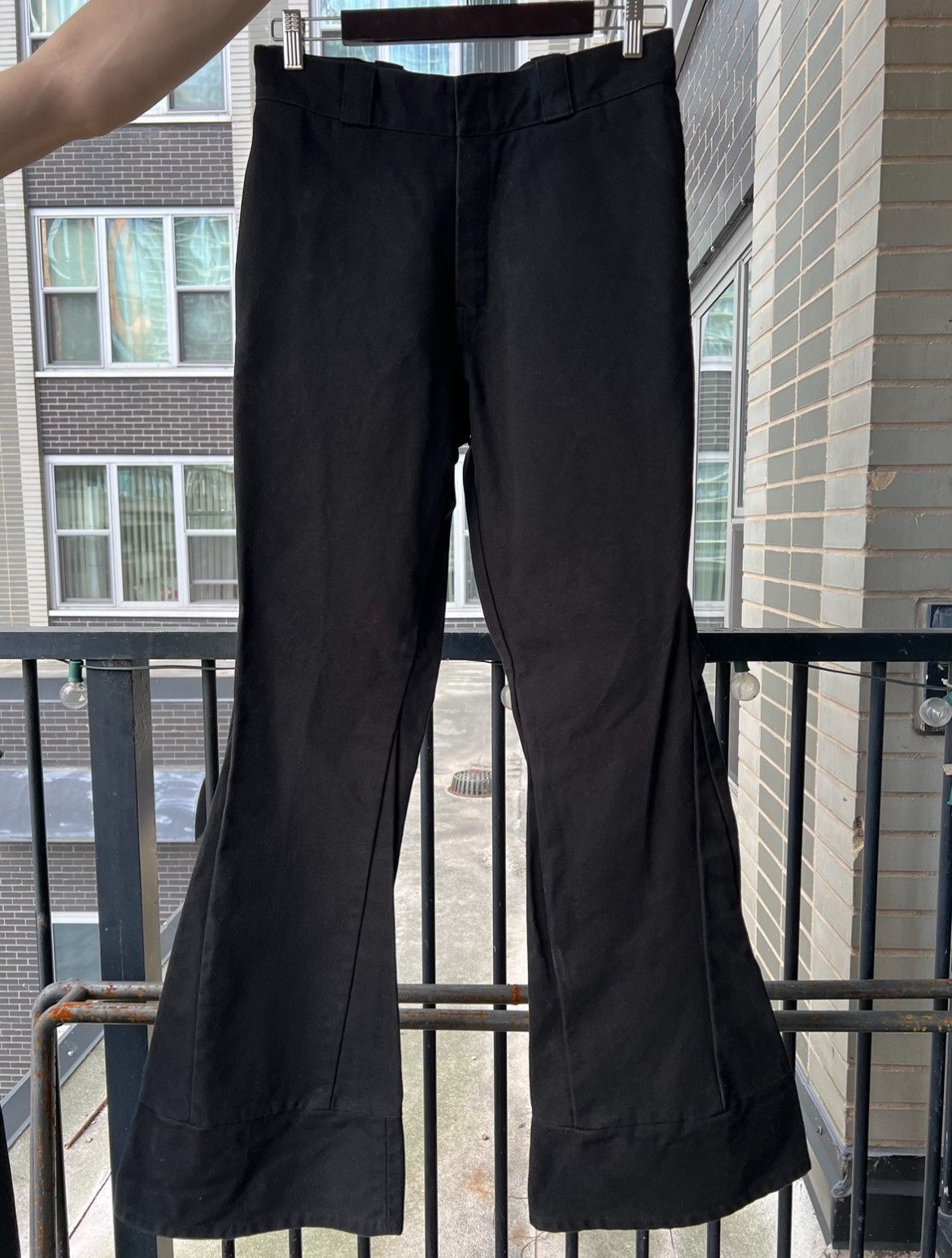Raf Simons Raf Simons SS/21 Runway black flared pants Size US 32 / EU 48 - 1 Thumbnail