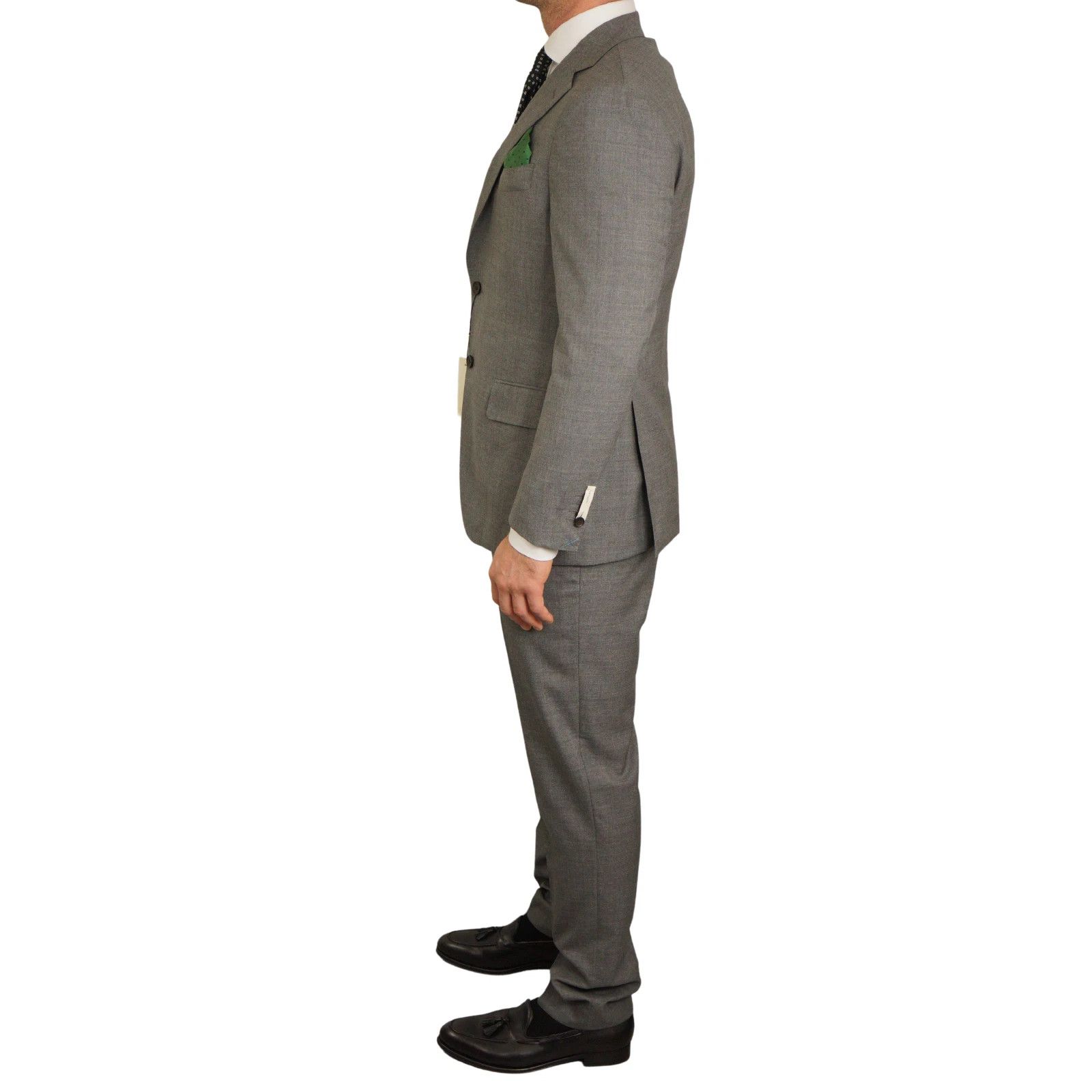 Suitsupply Men Suitsupply Suit Lazio Single Breasted Grey Wool US42 Size 42R - 4 Thumbnail