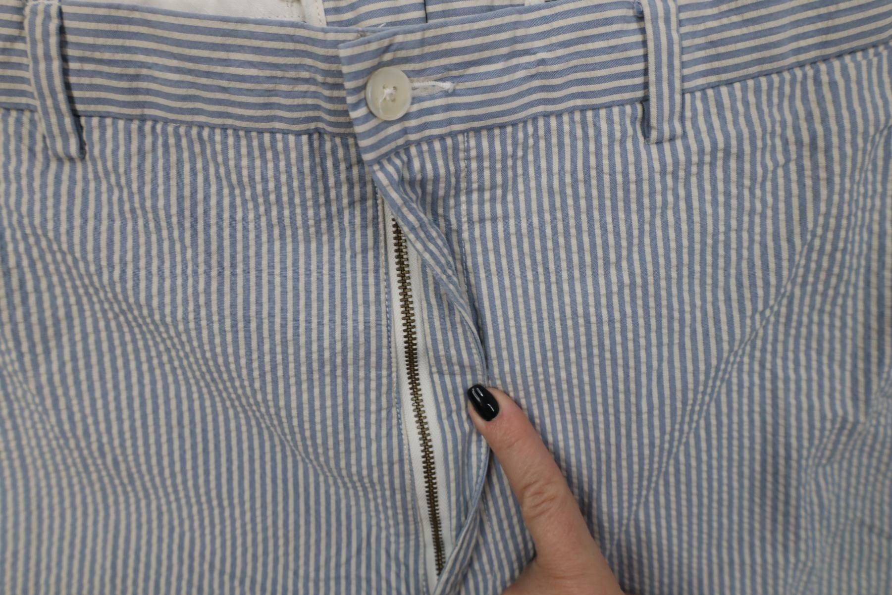 Polo Ralph Lauren Vintage 90s Ralph Lauren Seersucker Striped Chino Shorts Size US 44 / EU 60 - 6 Thumbnail
