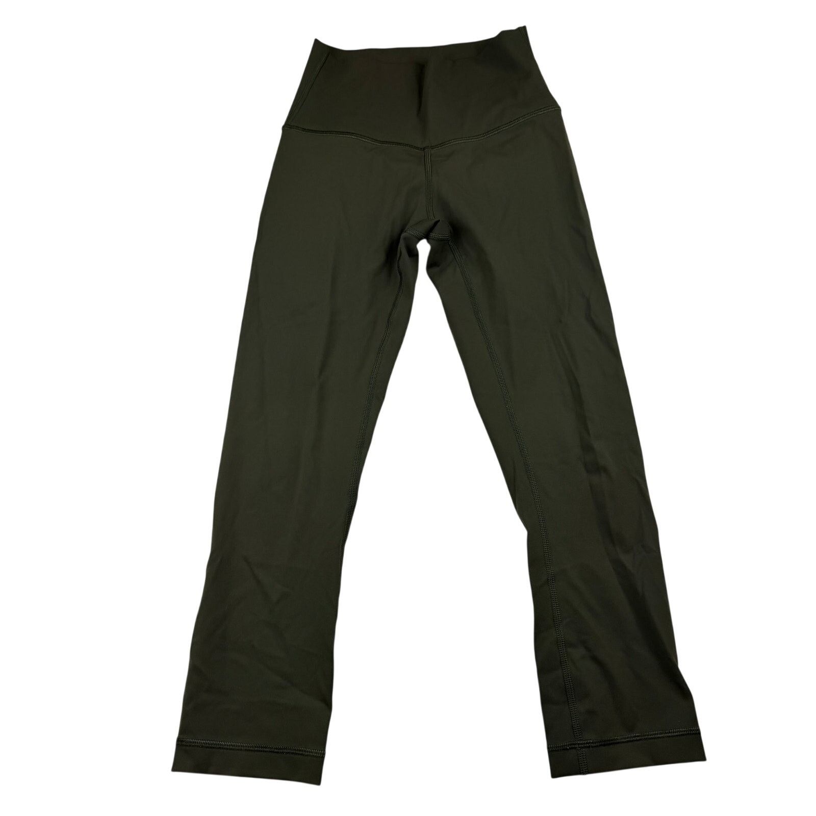 Lululemon Lululemon Olive Green Crop Leggings Size 2 Size 24" / US 00 / IT 34 - 1 Thumbnail