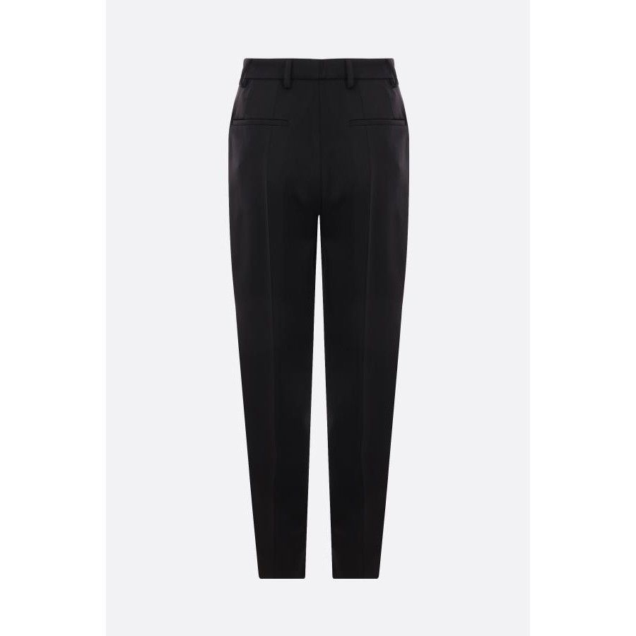 Prada PRADA Black Wool Pants New & Authentic (Women's size:IT 40;) Size 27" / US 4 / IT 40 - 2 Thumbnail