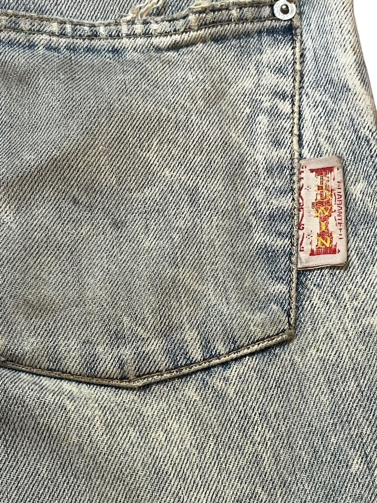 Edwin Vintage Edwin Ripped Distressed Denim Size US 27 - 8 Thumbnail