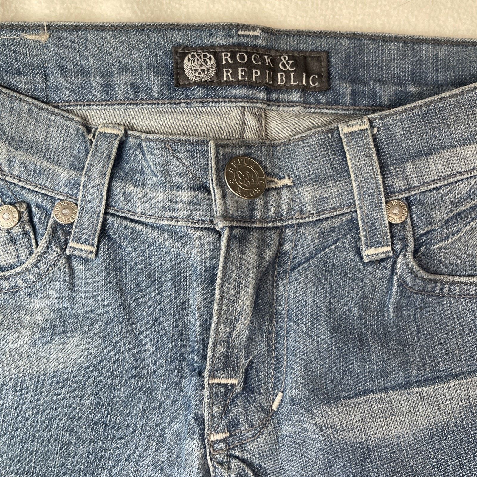 Rock & Republic Rock & Republic Kasandra Bootcut Jeans sz 24 Size 24" / US 00 / IT 34 - 2 Thumbnail