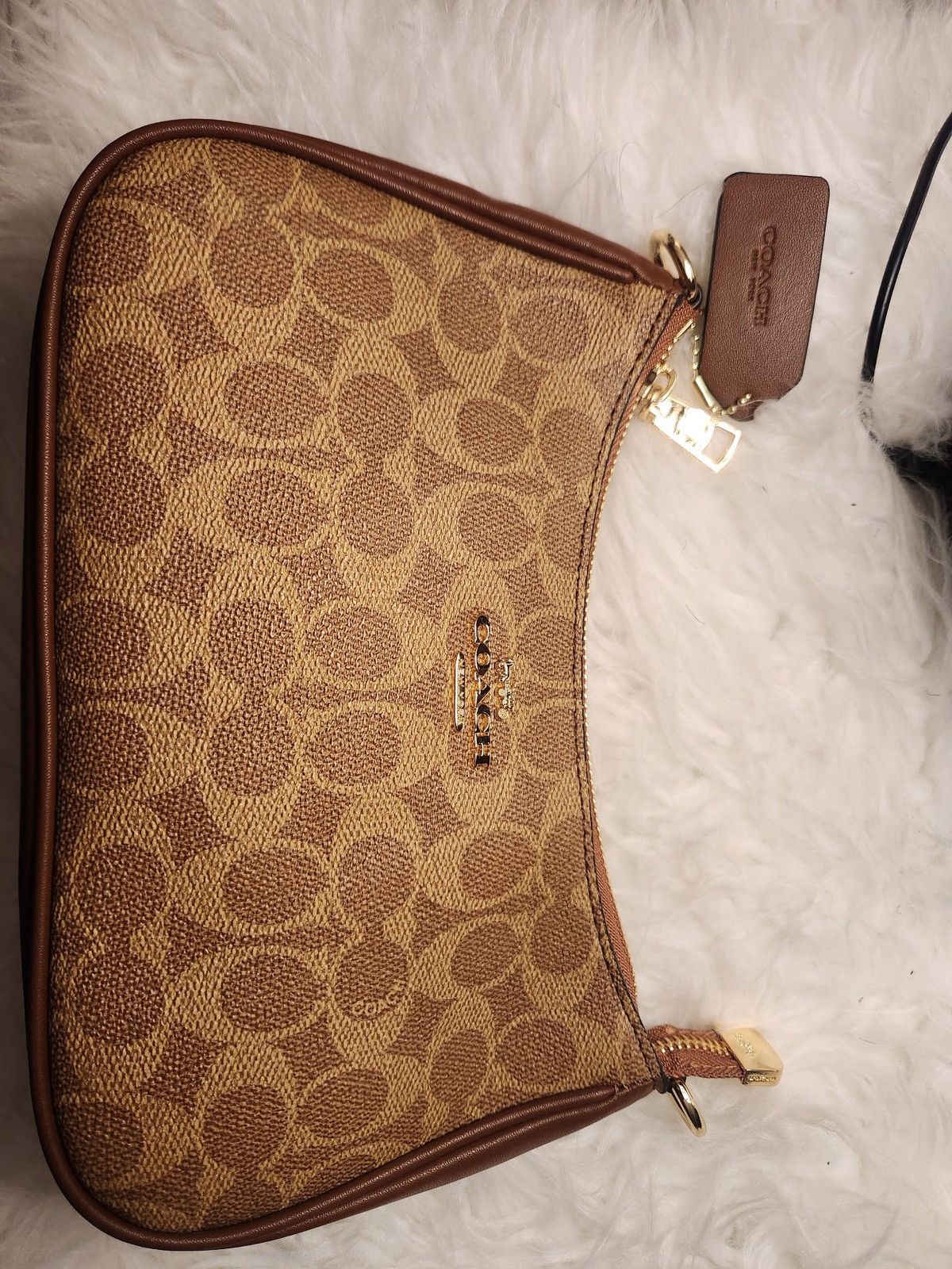 Coach Coach Brown Signature Canvas Shoulder Bag Size ONE SIZE - 9 Thumbnail