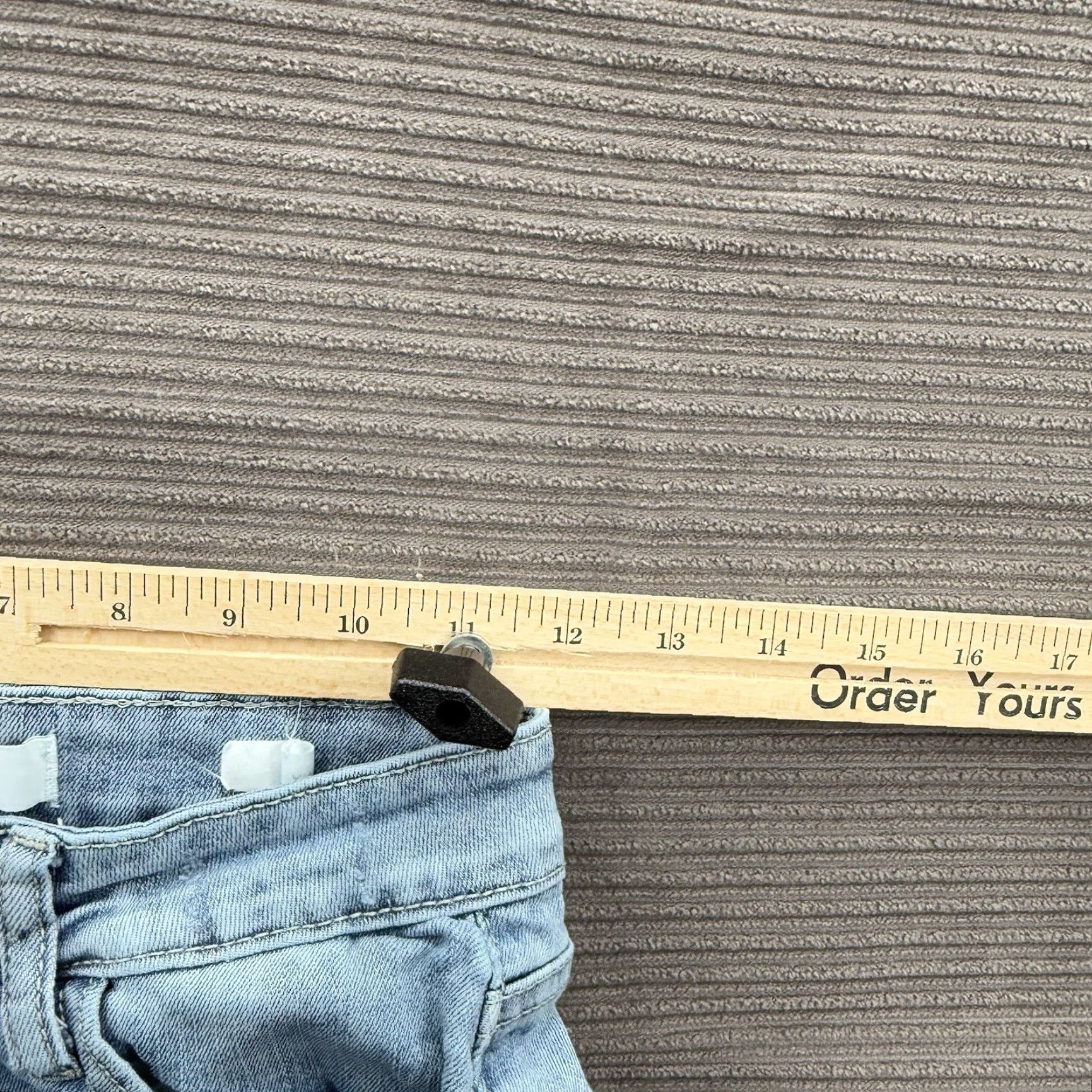 Vintage Judy Blue Jeans Women 25 Blue Cotton Mid Rise Distressed Skinny Comfort Denim Stretch Size 42" / US 20 - 4 Thumbnail