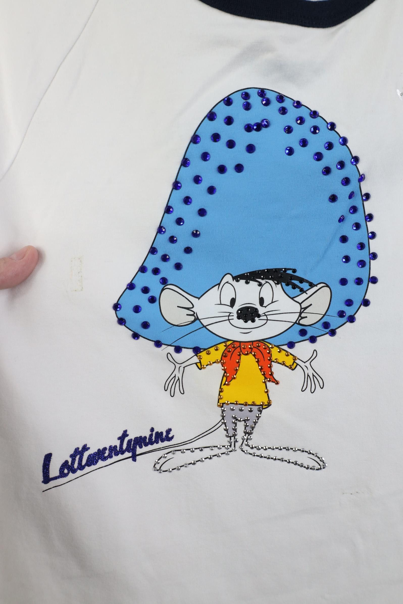 Vintage Deadstock Vintage Y2K Lot 29 Speedy Gonzales Ringer T-Shirt Size M / US 6-8 / IT 42-44 - 4 Thumbnail