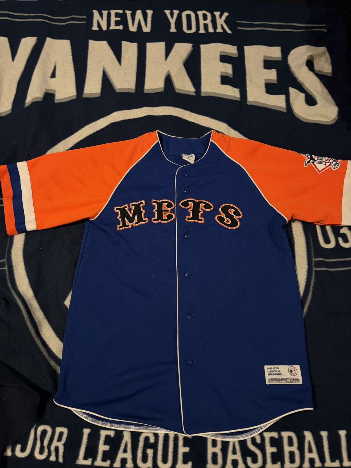 MLB Vintage Mets Jersey Size US L / EU 52-54 / 3 - 2 Thumbnail