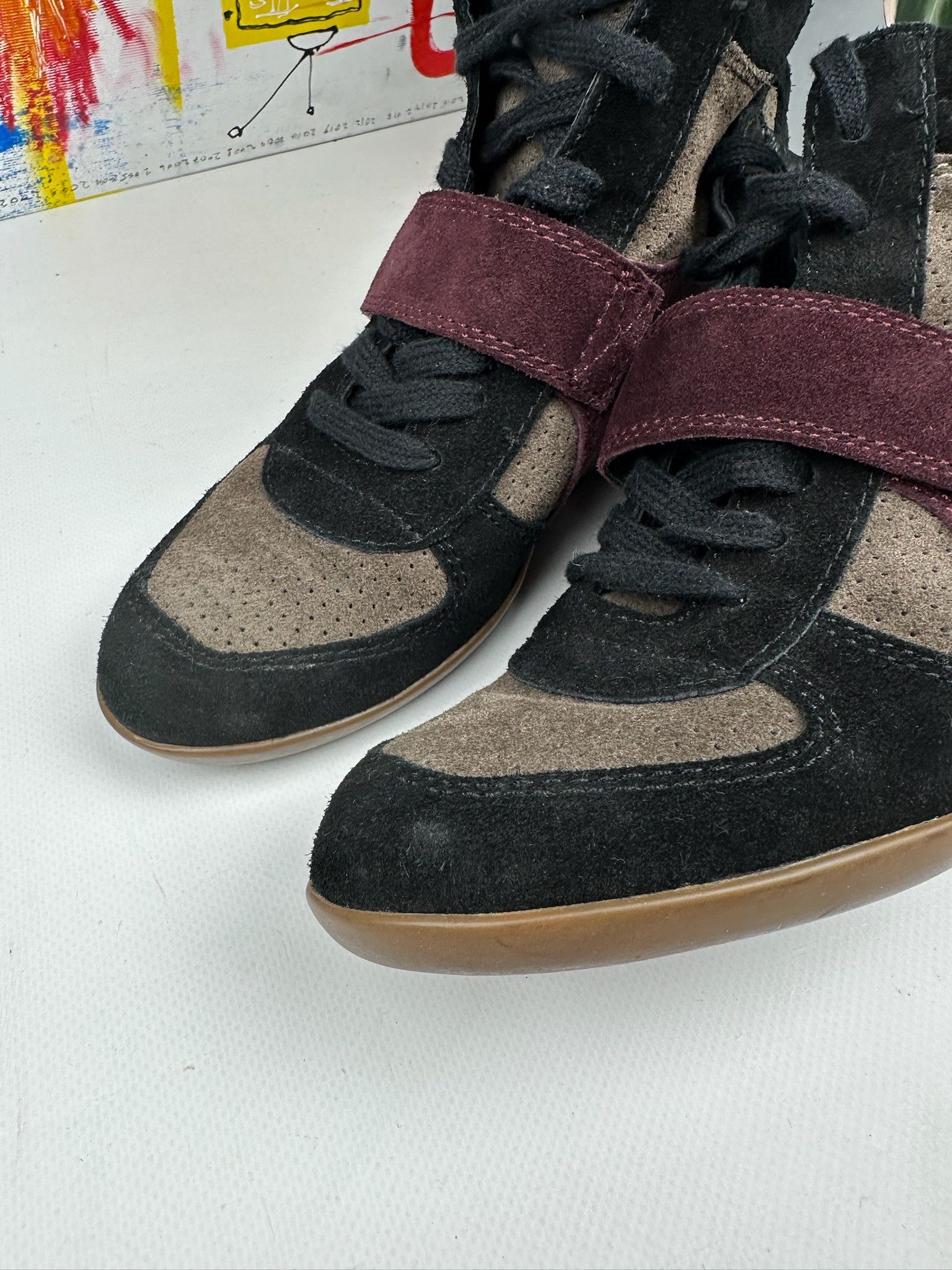 Japanese Brand Isabel Marant style Bekett Wedge Sneakers Shoes Opium Size US 8 / IT 38 - 5 Thumbnail