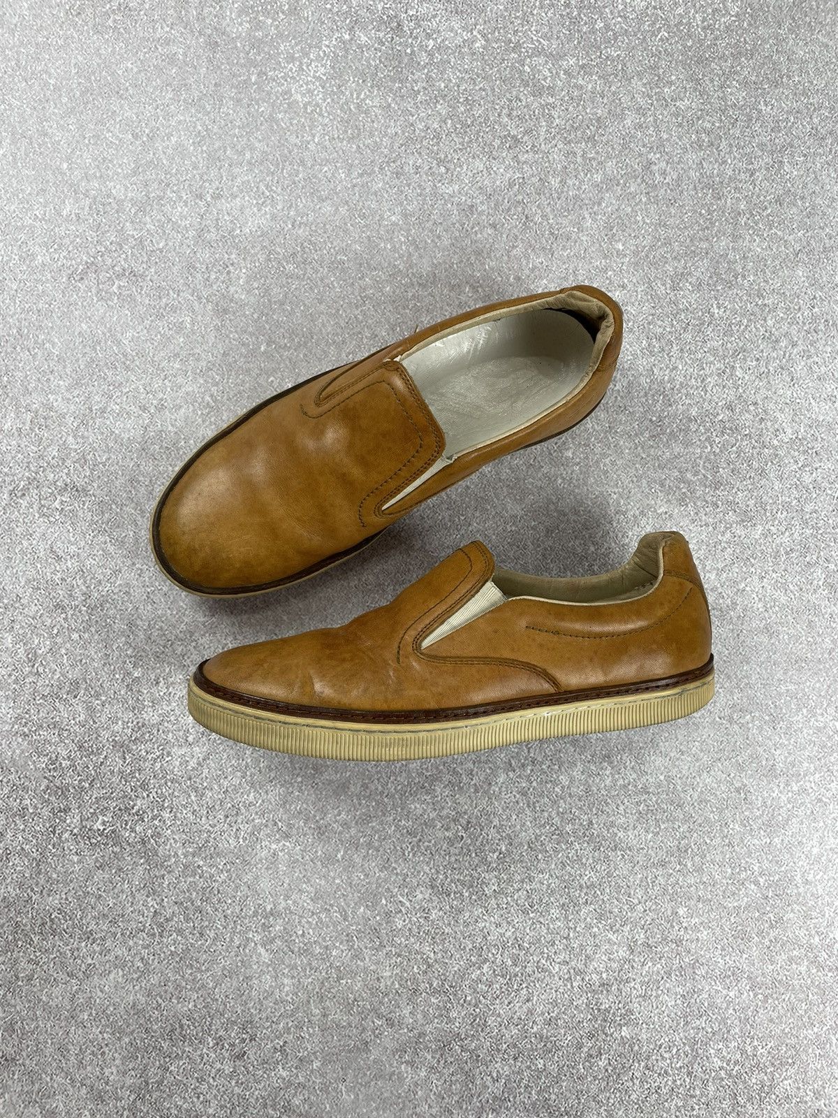 Maison Margiela Maison Margiela 22 Leather Slip On Sneakers Size US 7.5 / EU 40-41 - 2 Thumbnail