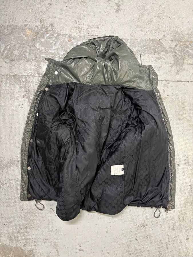 Gucci AW2011 Gucci Black & Grey Nylon Quilted Puffer Jacket Size US S / EU 44-46 / 1 - 6 Thumbnail