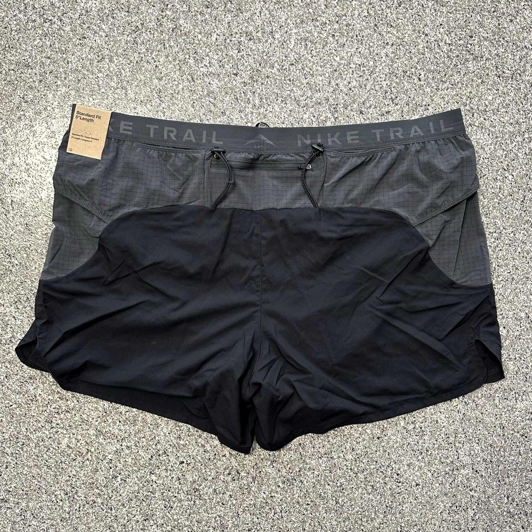 Nike Nike Dri-FIT Trail Running Shorts 2XL Mens Black 5” Inseam HJ3572-010 Size US 39 - 4 Thumbnail