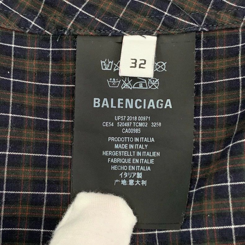 Balenciaga Balenciaga size 32 Cotton shirt with logo letter-print col Size XS / US 0-2 / IT 36-38 - 7 Thumbnail