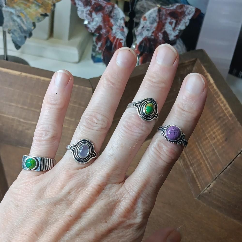 Designer Ring lot, 12 ring, size 6-7 Size ONE SIZE - 3 Thumbnail