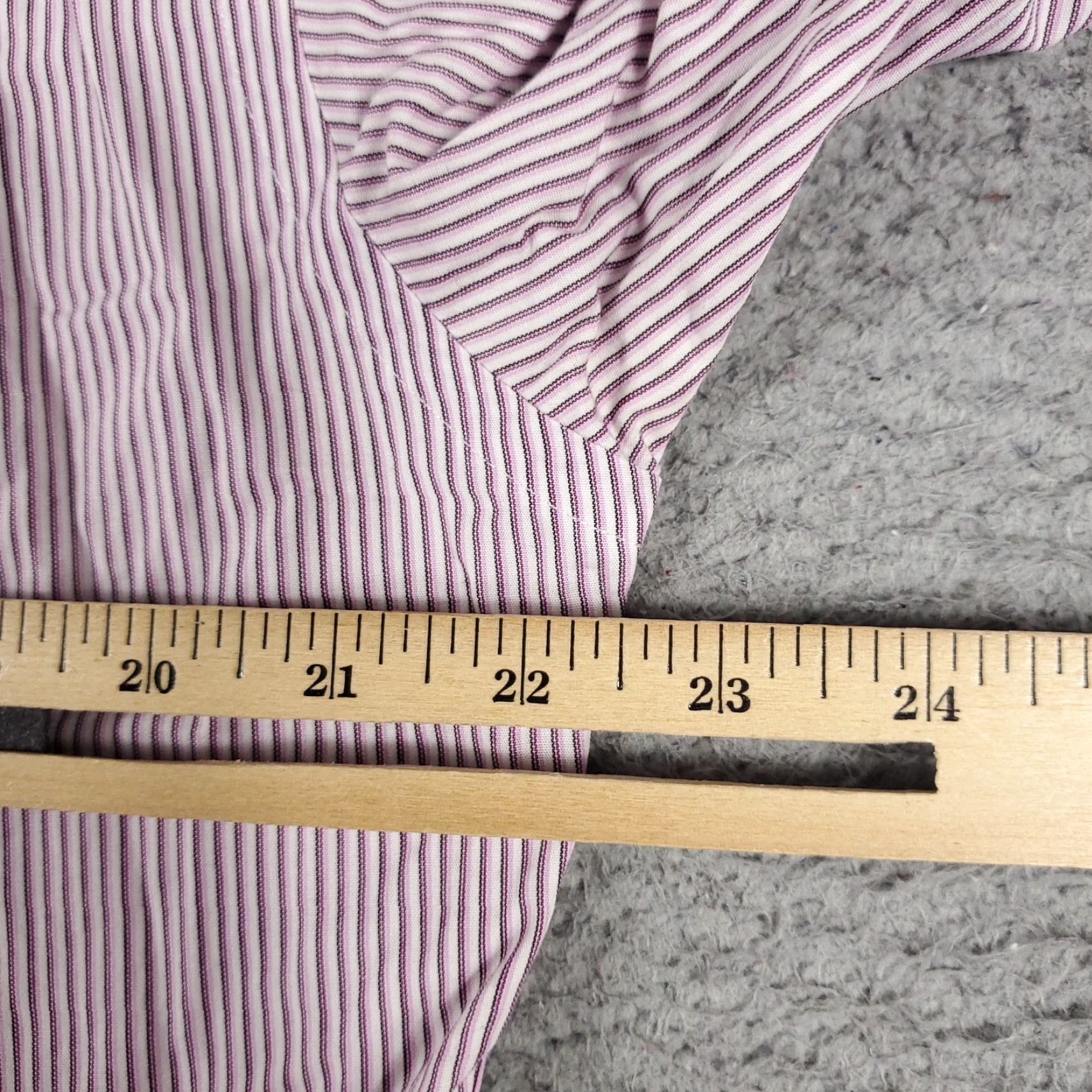 Ben Sherman Ben Sherman Shirt Mens Medium Purple White Check Casual Button Up Long Sleeve Size US M / EU 48-50 / 2 - 7 Thumbnail