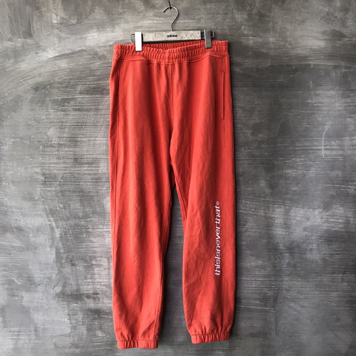 image of Thisisneverthat Sweatpants in Orange, Men's (Size 34)