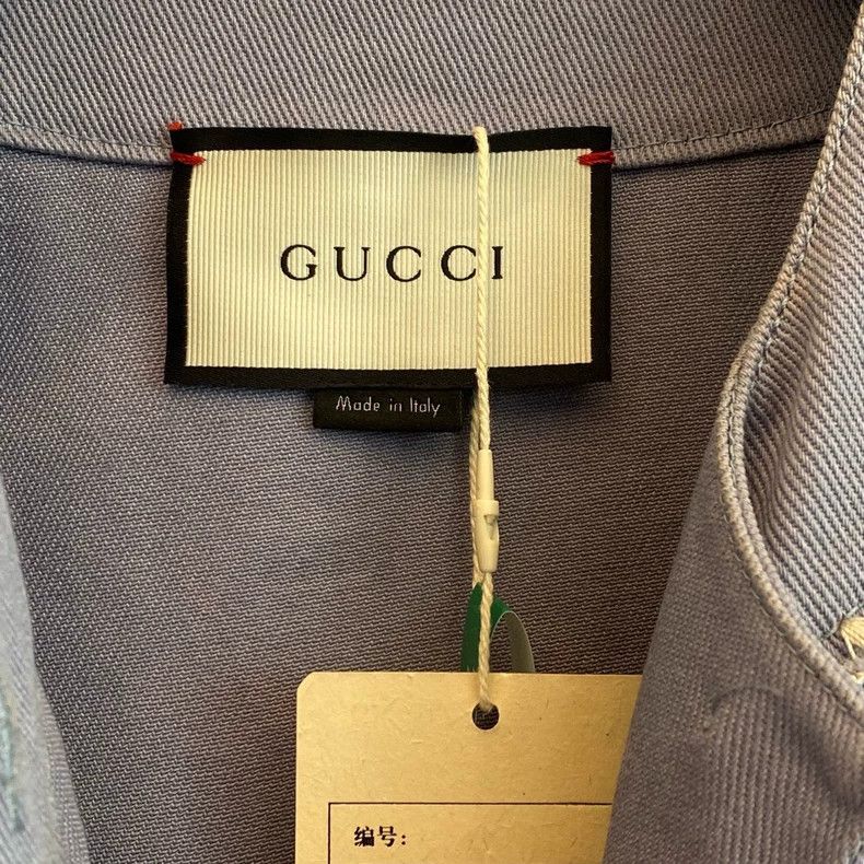 Gucci Gucci Xiu's smog blue embroidered lace small fragrance jack Size XS / US 0-2 / IT 36-38 - 3 Thumbnail