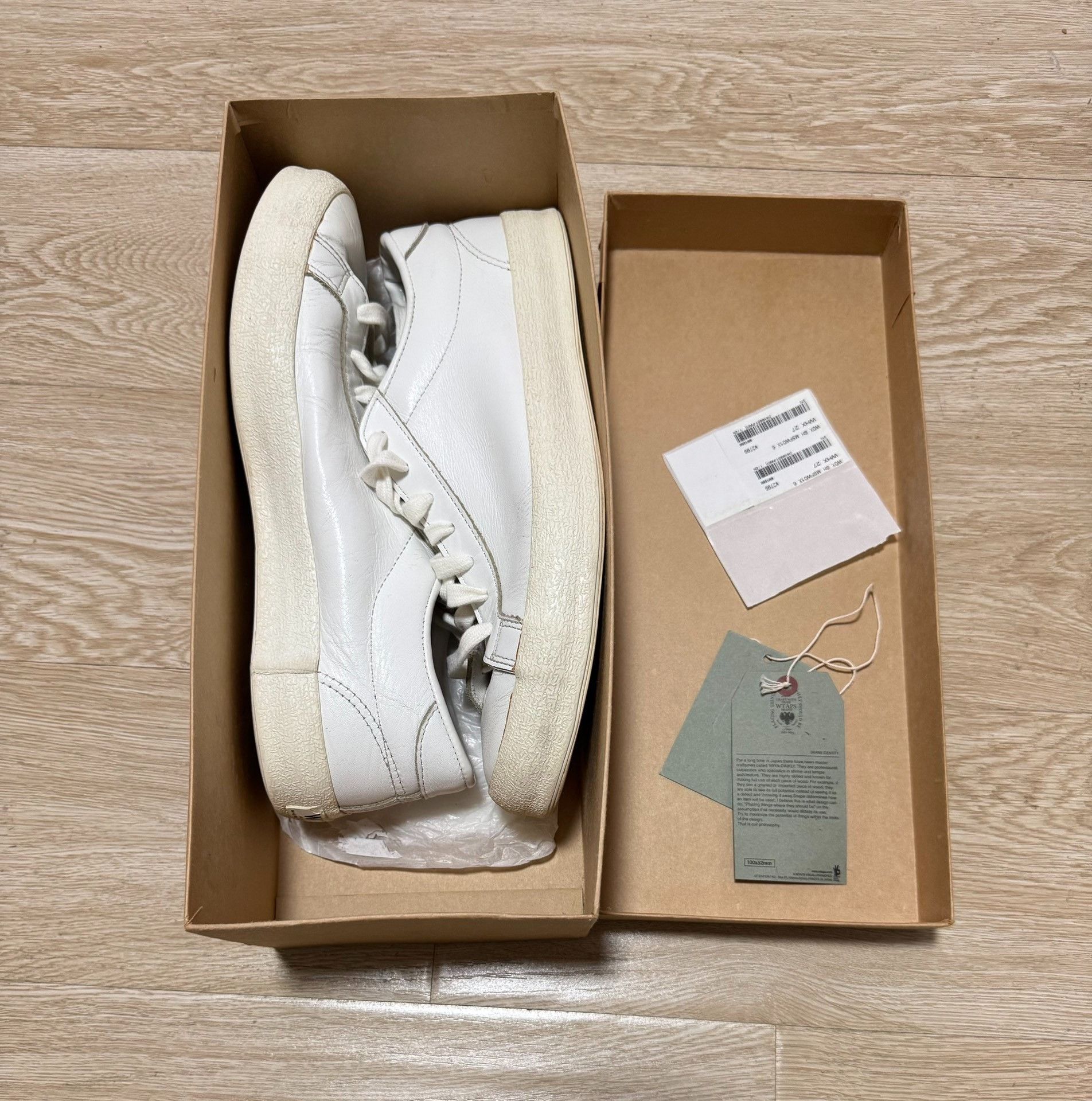 Wtaps WTAPS 16SS Low-Top Leather Shoes Size US 9 / EU 42 - 1 Thumbnail
