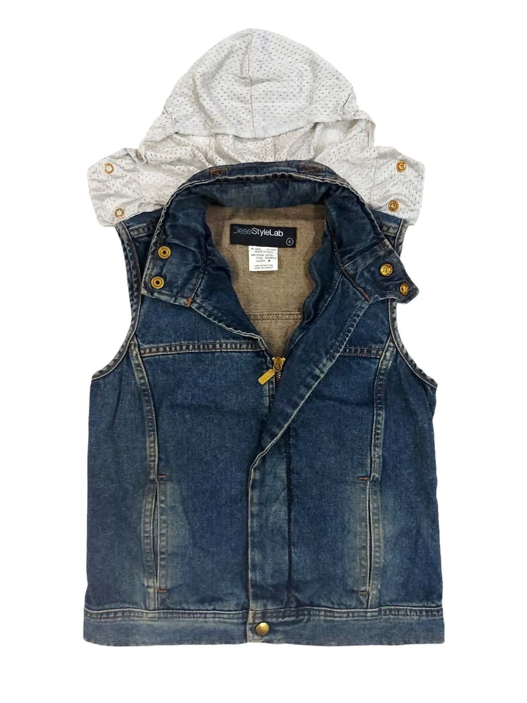 Diesel Very Rare! Vintage Diesel Style Lab Made in Italy Denim Vest Size S / US 4 / IT 40 - 5 Thumbnail
