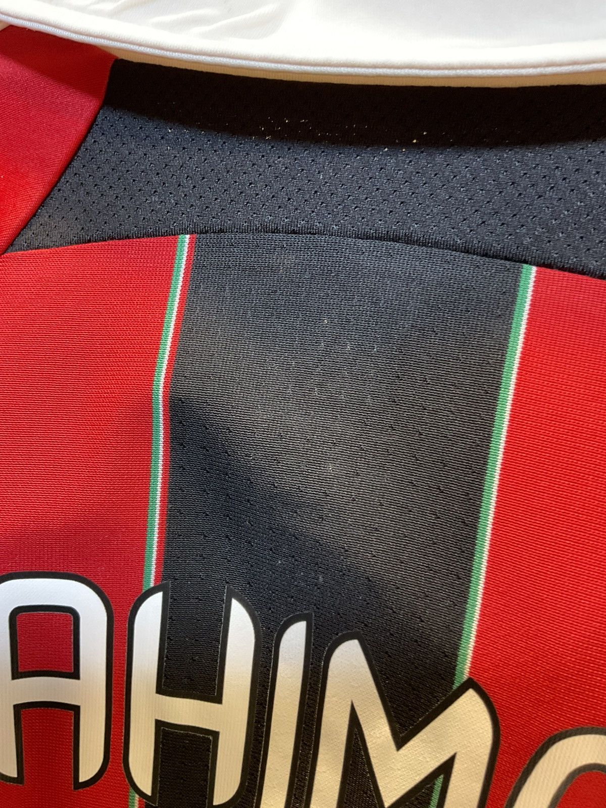 Adidas × Vintage 2012-2013 AC Milan Long Sleeves Home Kit Size US L / EU 52-54 / 3 - 10 Thumbnail