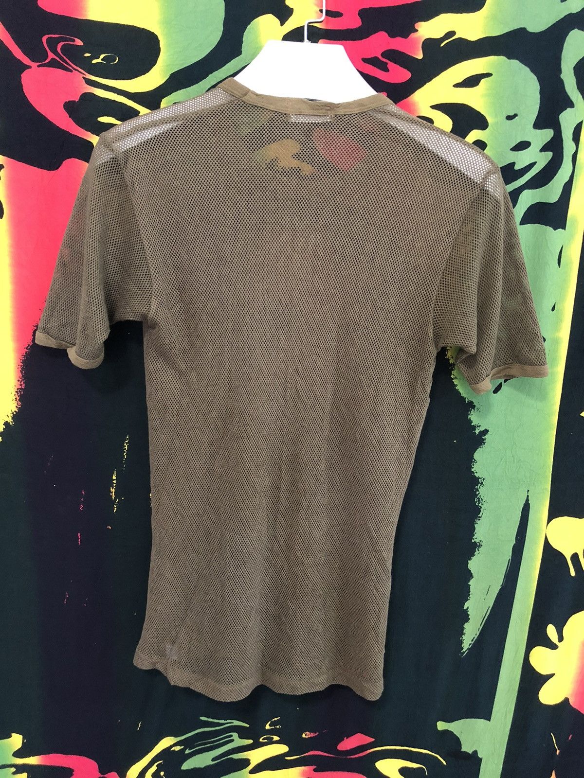 Helmut Lang × Vintage Vintage Helmut Lang mesh stretchy Tshirt Size US M / EU 48-50 / 2 - 10 Thumbnail