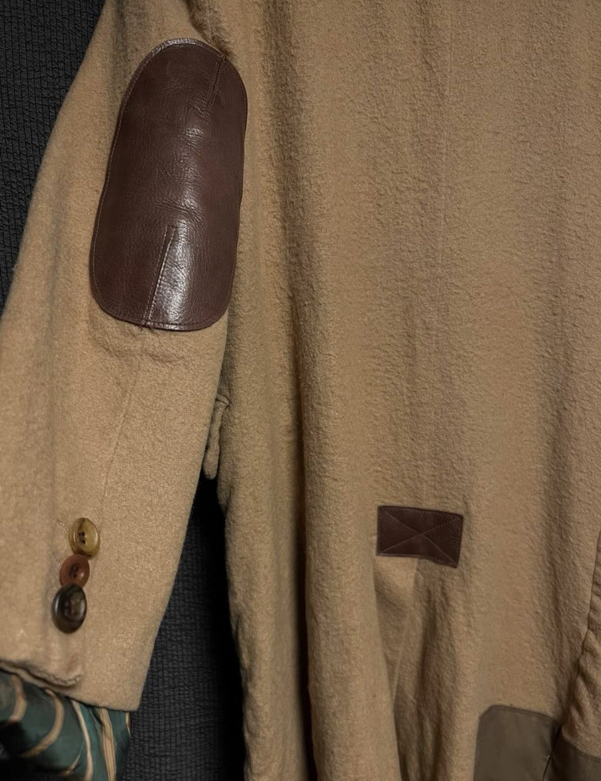 Junya Watanabe Junya Watanabe 13FW Runway Wool Panel Coat Size US M / EU 48-50 / 2 - 4 Thumbnail
